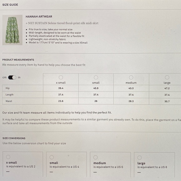 HANNAH ARTWEAR Silk Skirt & Matching Silk Blouse Set Size Top M/US6 Skir… - Picture 15 of 16